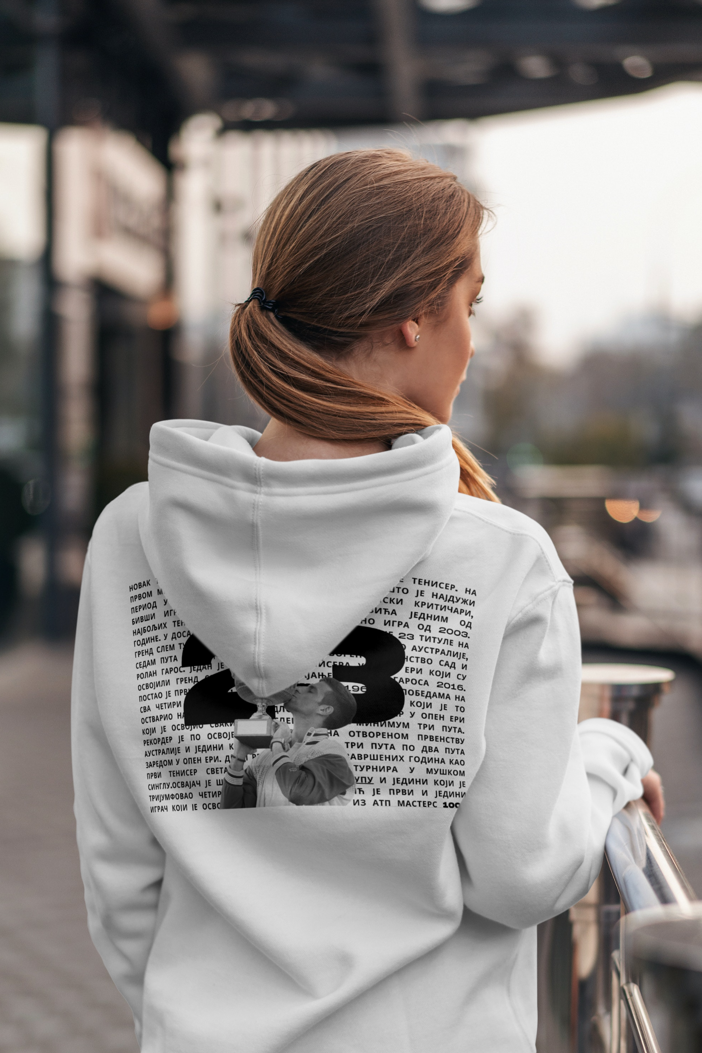 Stay Fearless - Sweat à capuche édition Novak Đoković