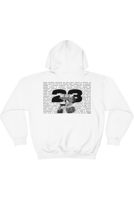 Bleib furchtlos – Kapuzenpullover der Novak Đoković-Edition