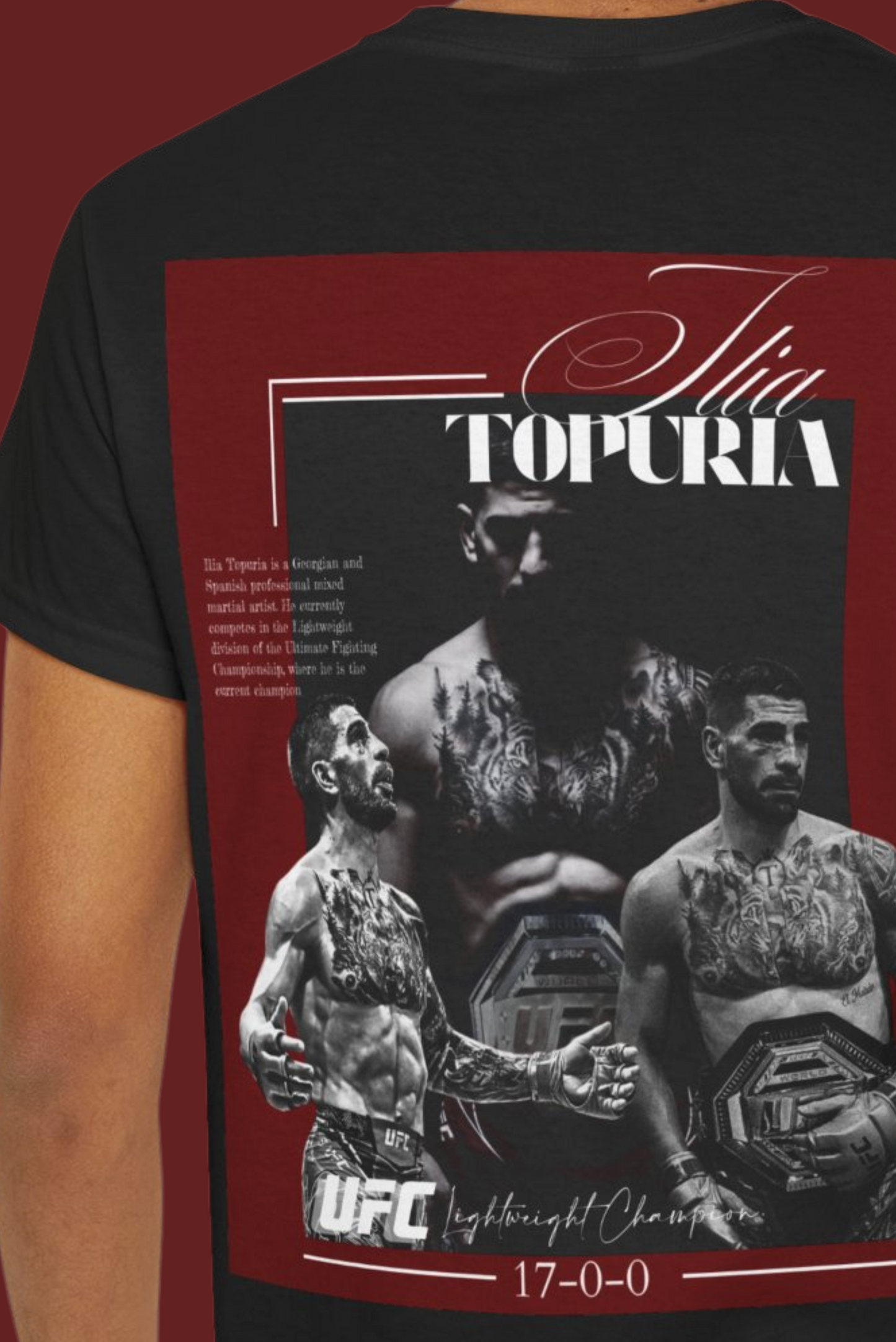 Stay Fearless - Ilia Topuria t-shirt