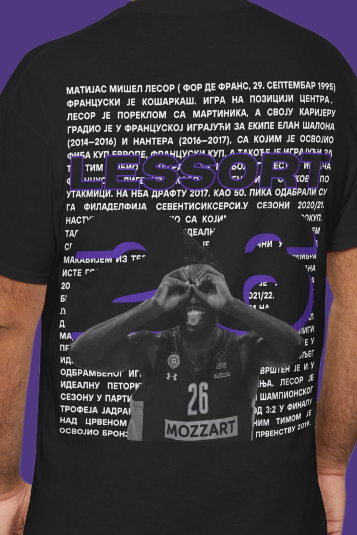 Stay Fearless - Mathias Lessort edition t-shirt