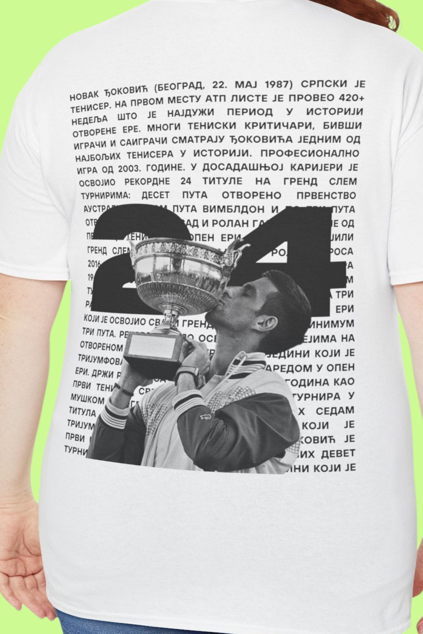 Stay Fearless - T-shirt édition Novak Đoković