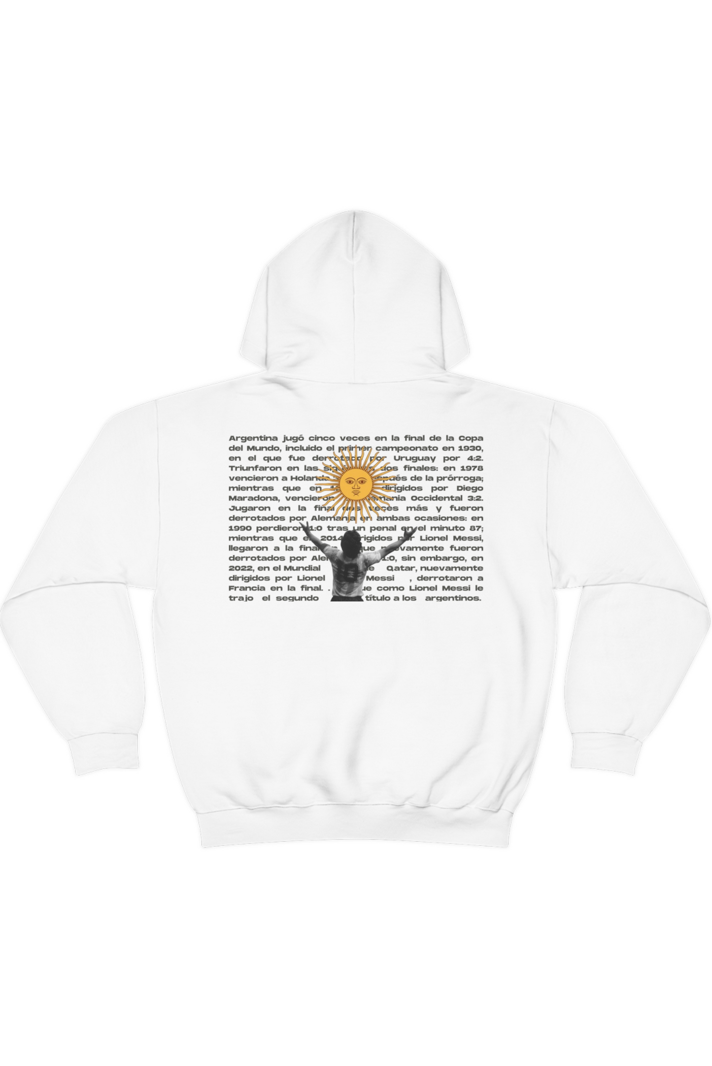 Stay Fearless – Kapuzenpullover in Argentinien-Edition