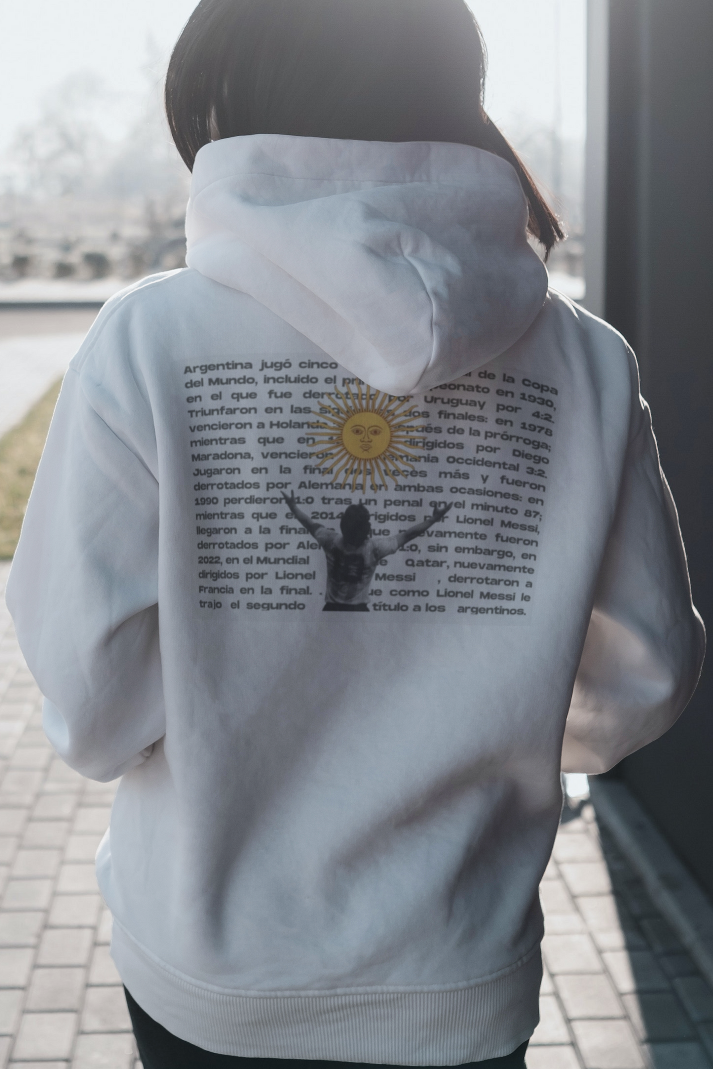 Stay Fearless – Kapuzenpullover in Argentinien-Edition