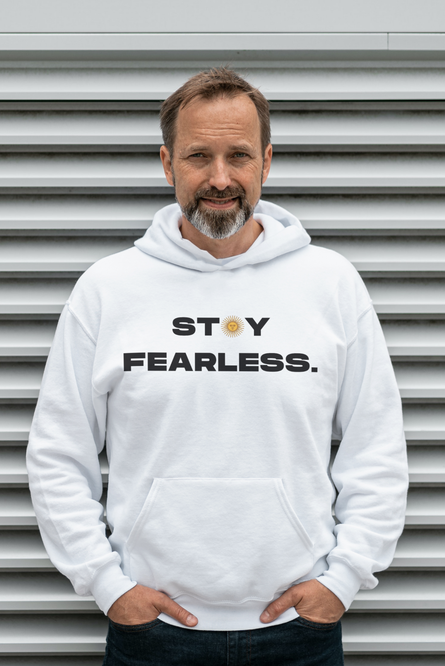 Stay Fearless – Kapuzenpullover in Argentinien-Edition