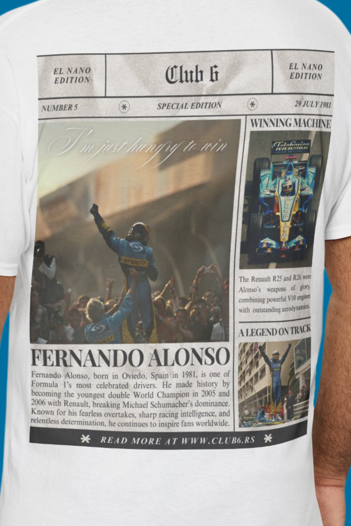 Stay Fearless - Fernando Alonso t-shirt