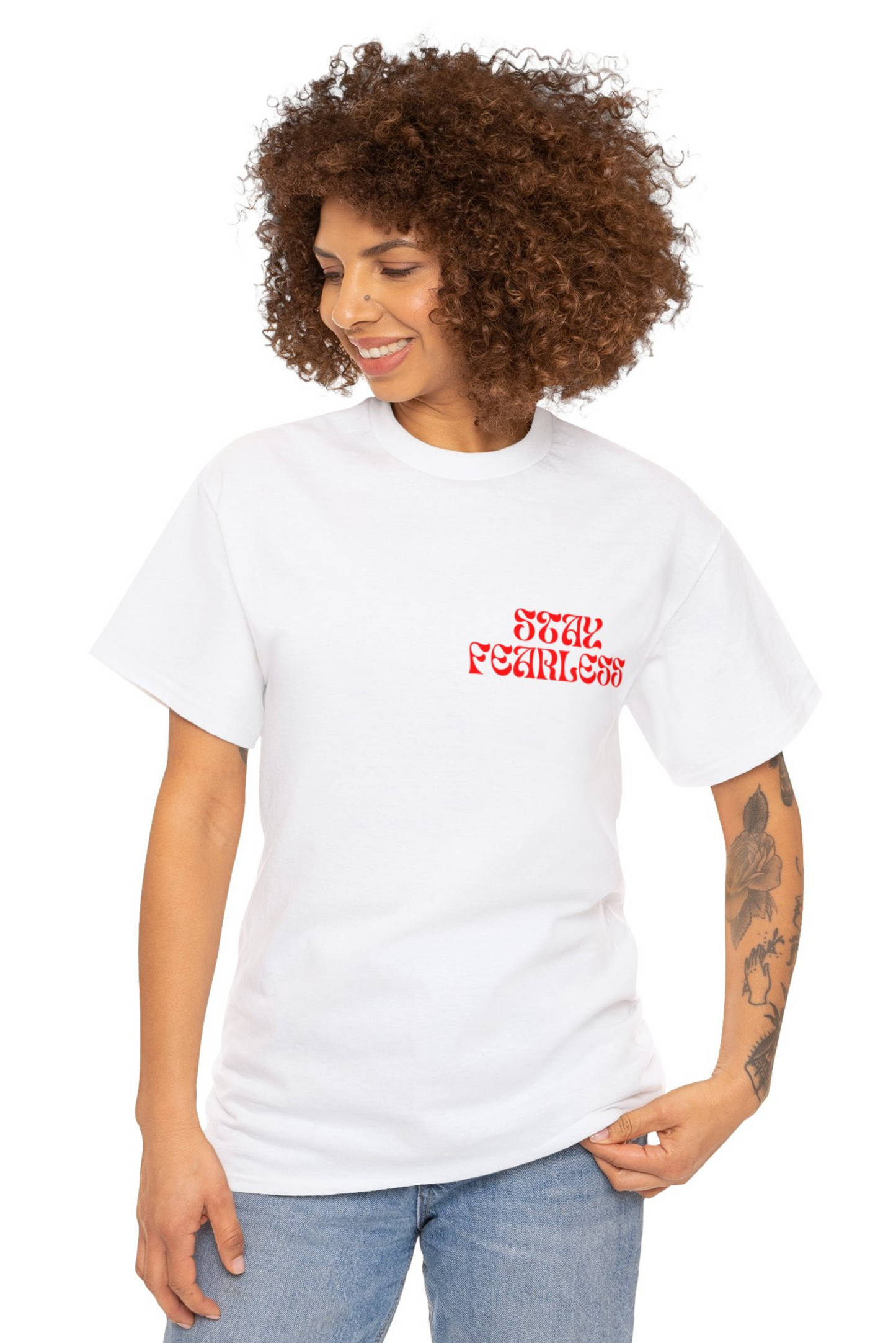 Stay Fearless - illustration t-shirt