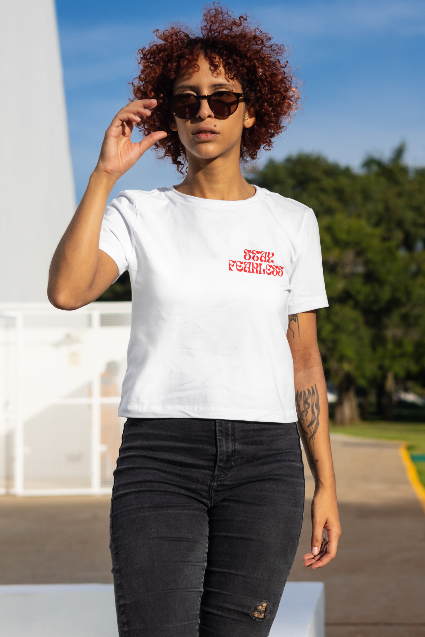 Stay Fearless - illustration t-shirt