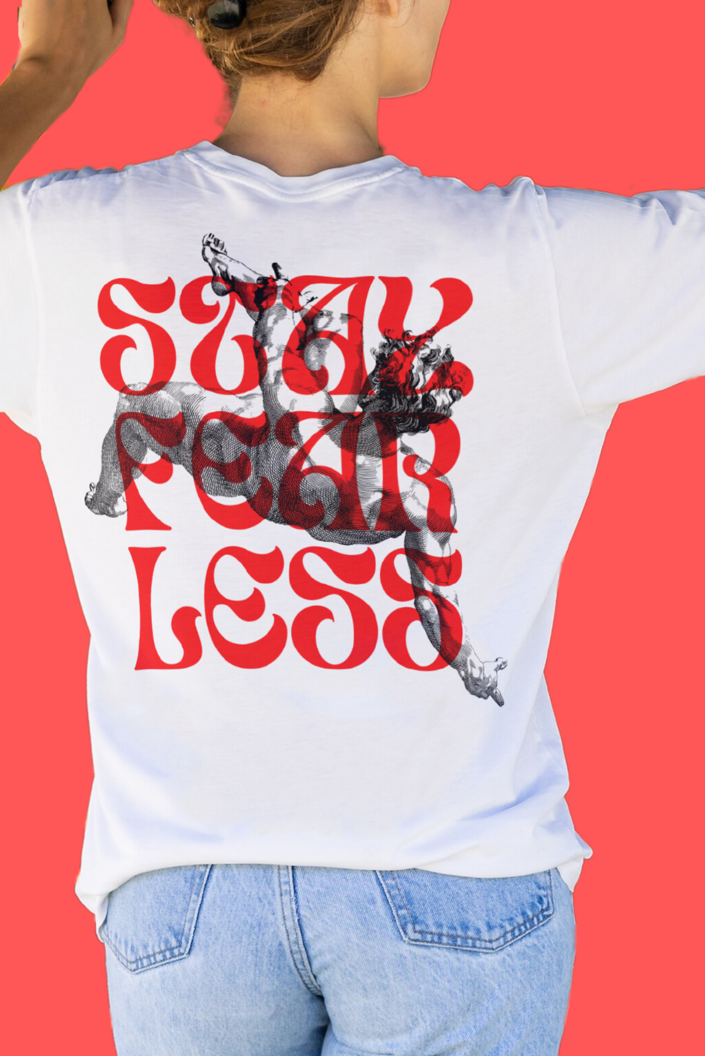 Stay Fearless - illustration t-shirt