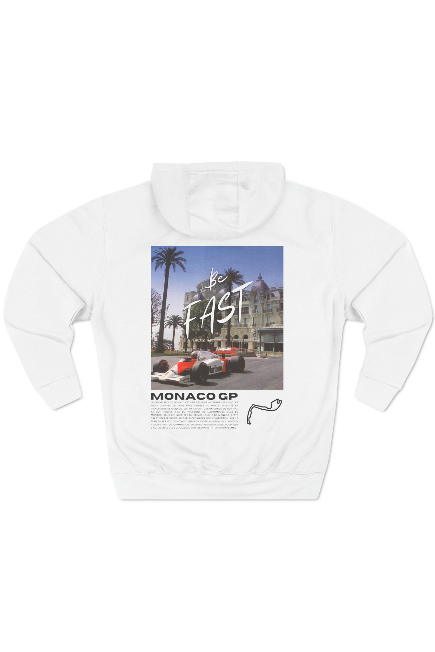 Be fast - Monaco GP edition hoodie