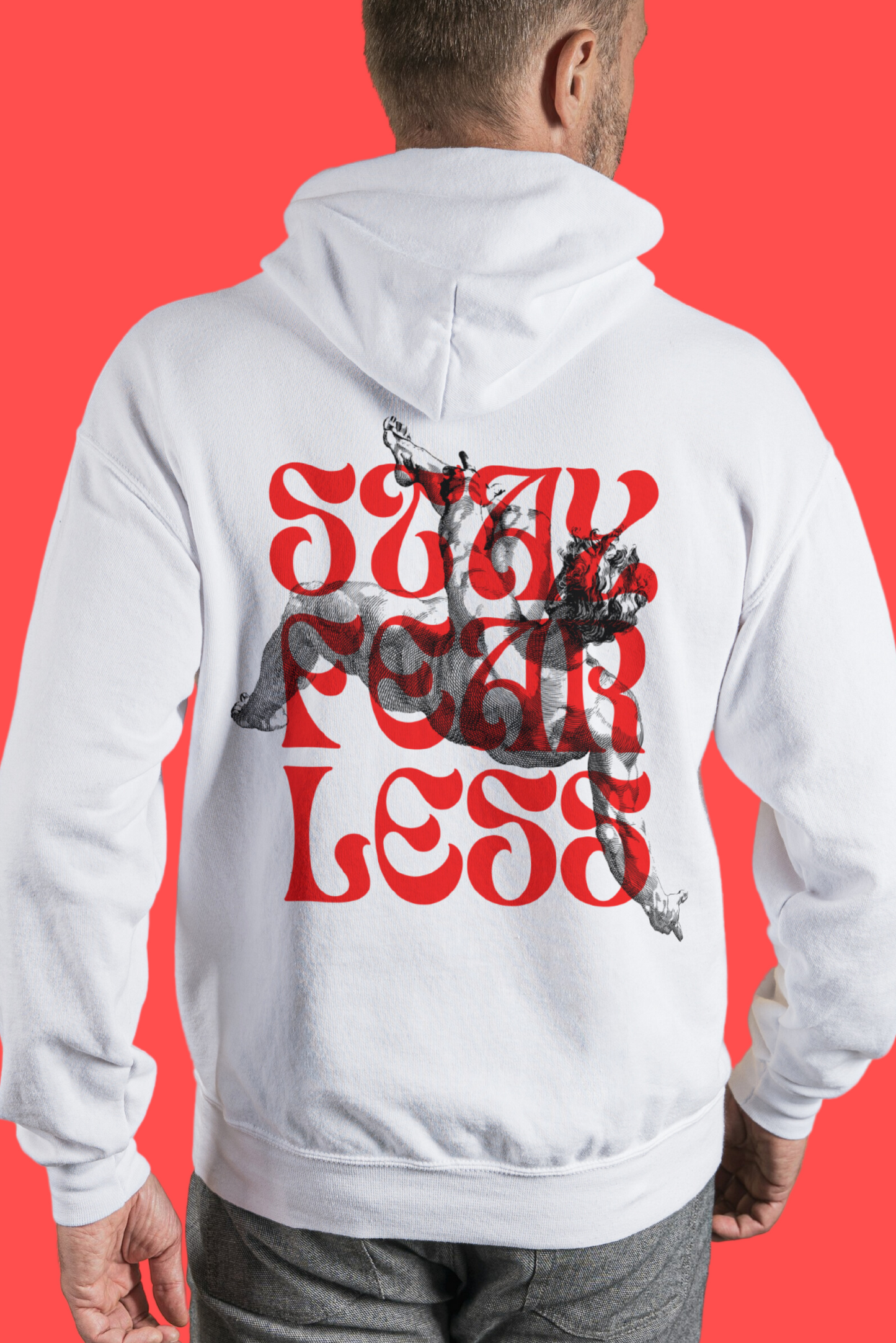 Stay Fearless - illustration hoodie