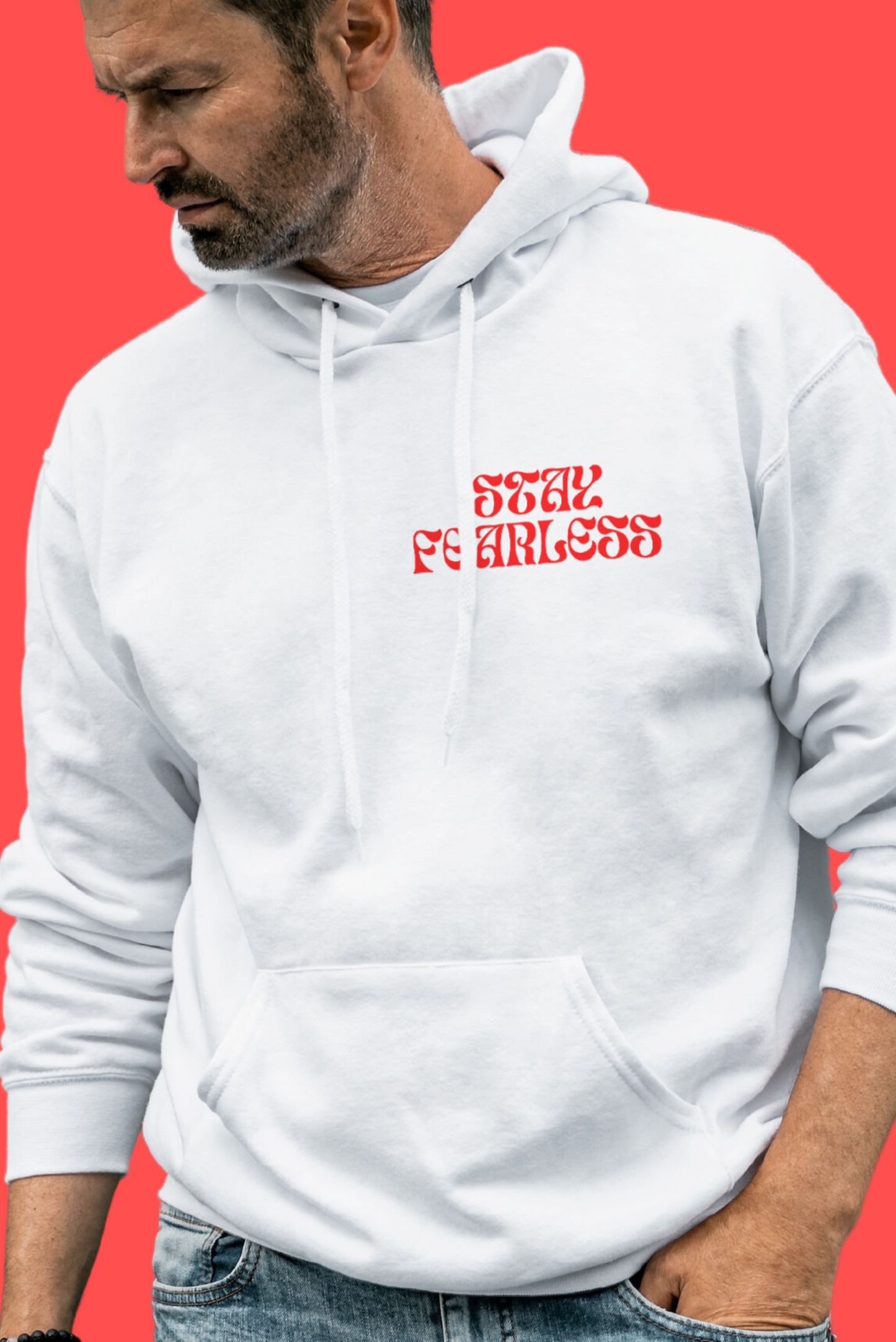 Stay Fearless - illustration hoodie