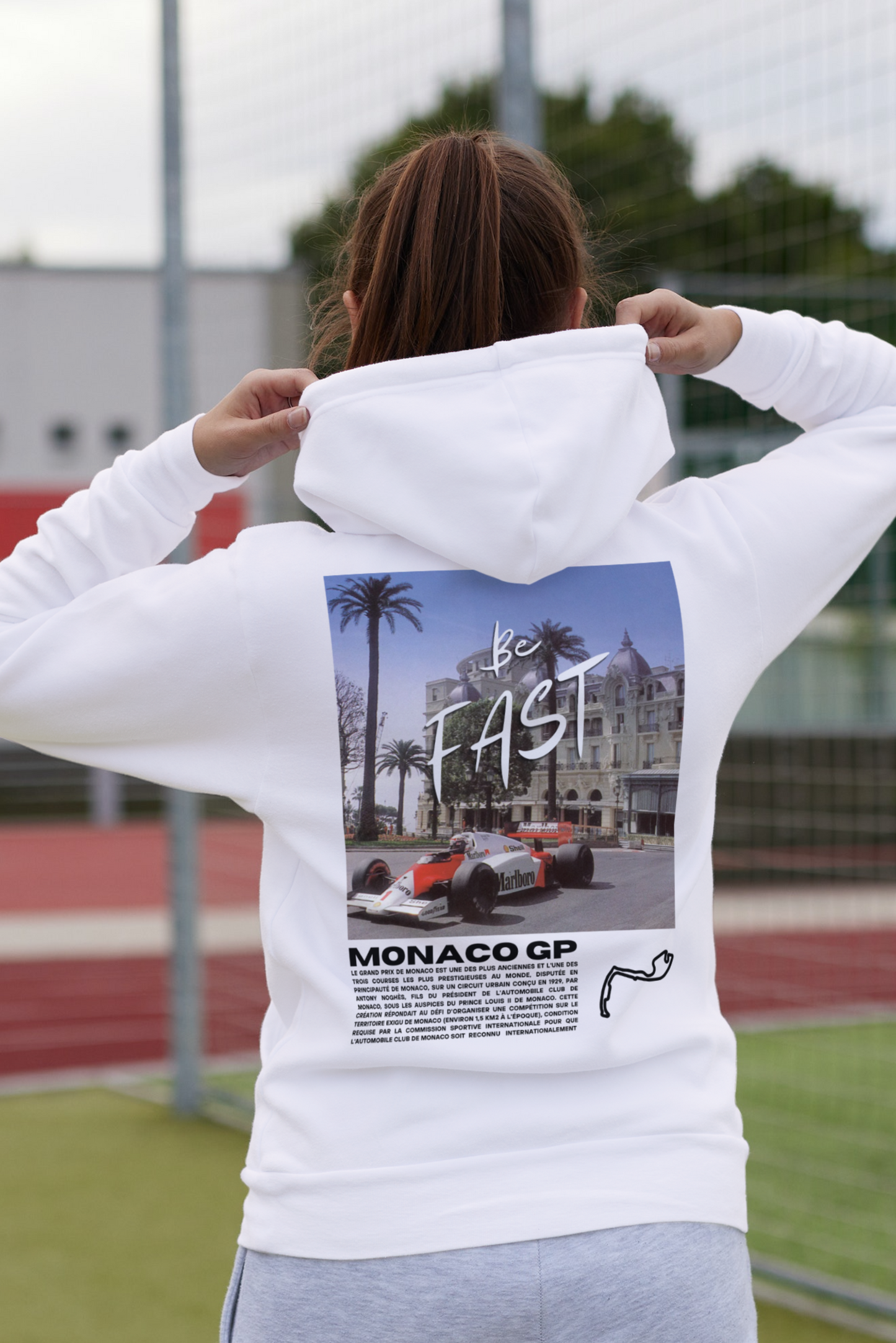 Be fast - Monaco GP edition hoodie