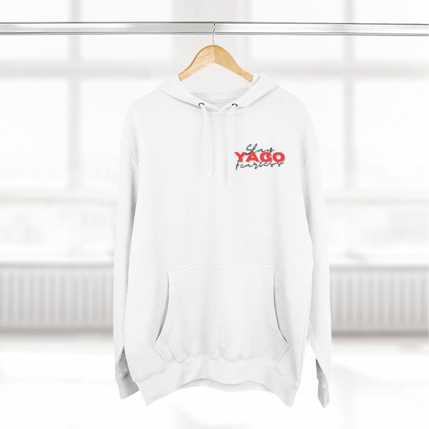 Three-Panel Fleece Hoodie