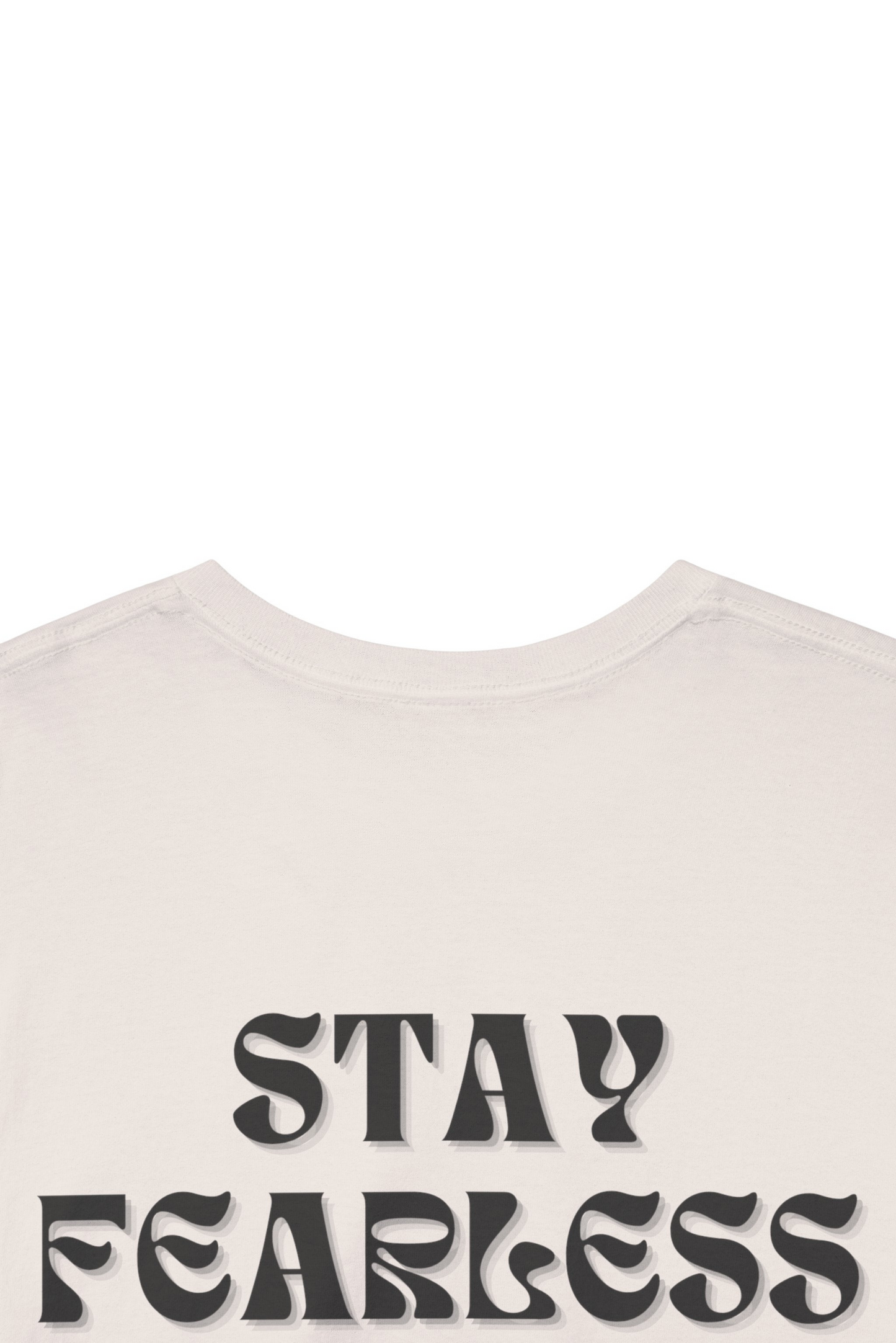 Bleiben Sie furchtlos – weißes T-Shirt der Ayrton Senna Edition