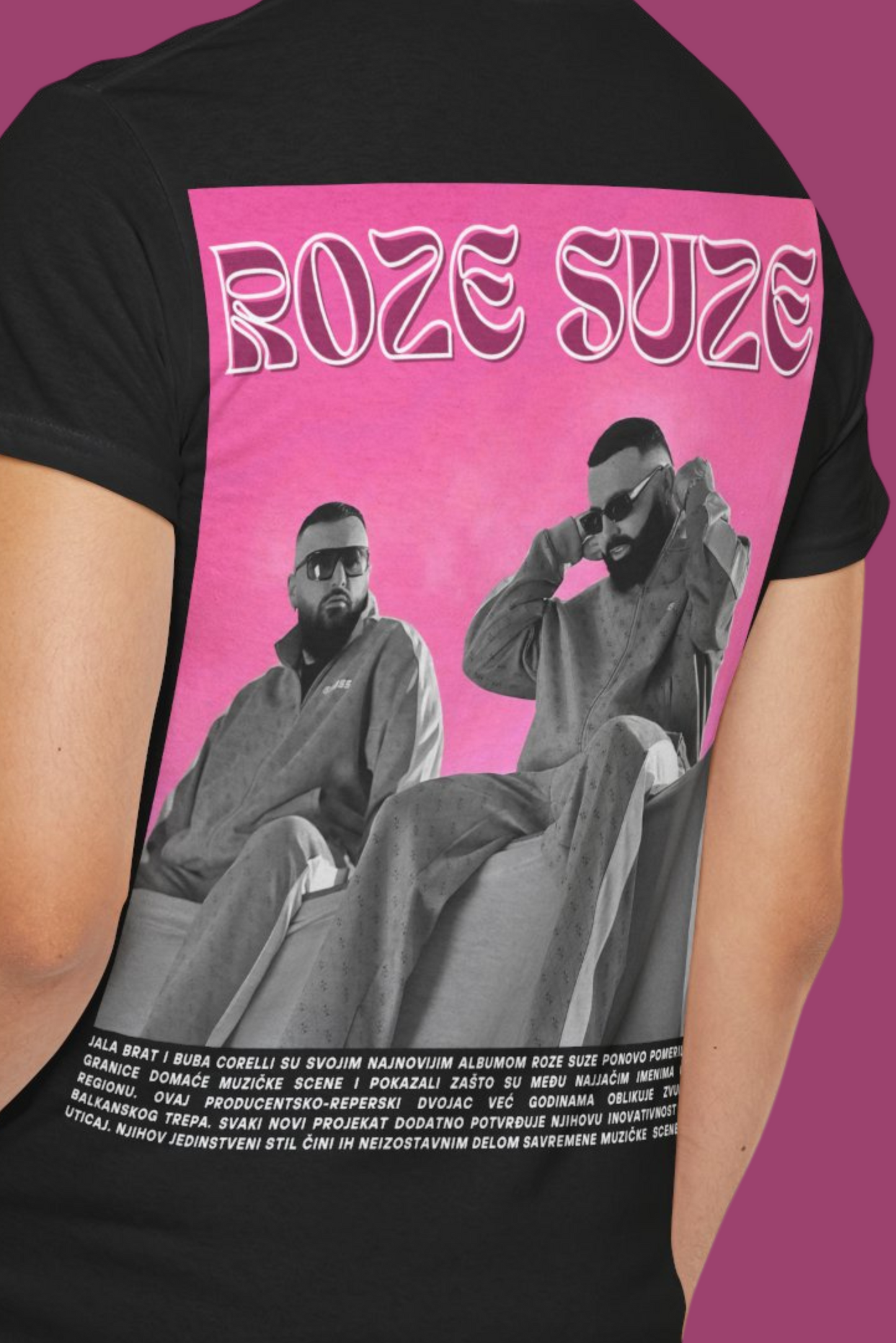Stay Fearless - Roze suze t-shirt