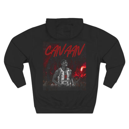 Three-Panel Fleece Hoodie