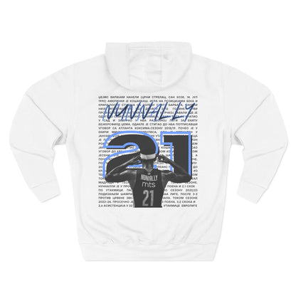 Three-Panel Fleece Hoodie