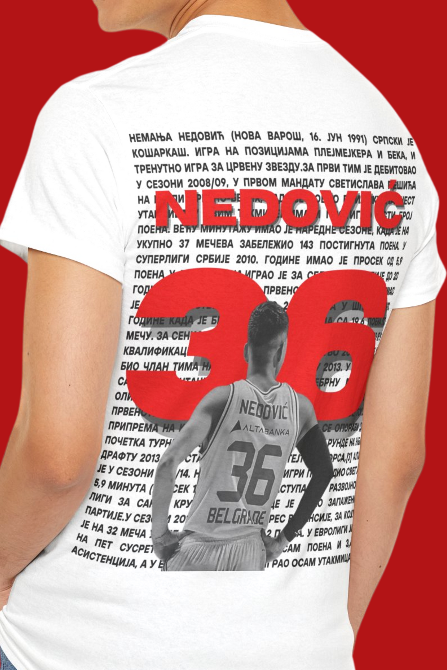 Stay Fearless - Nemanja Nedović 36 t-shirt