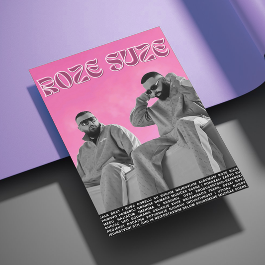 Poster - Roze suze