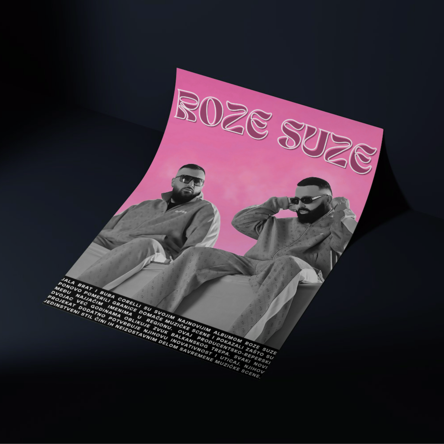 Poster - Roze suze